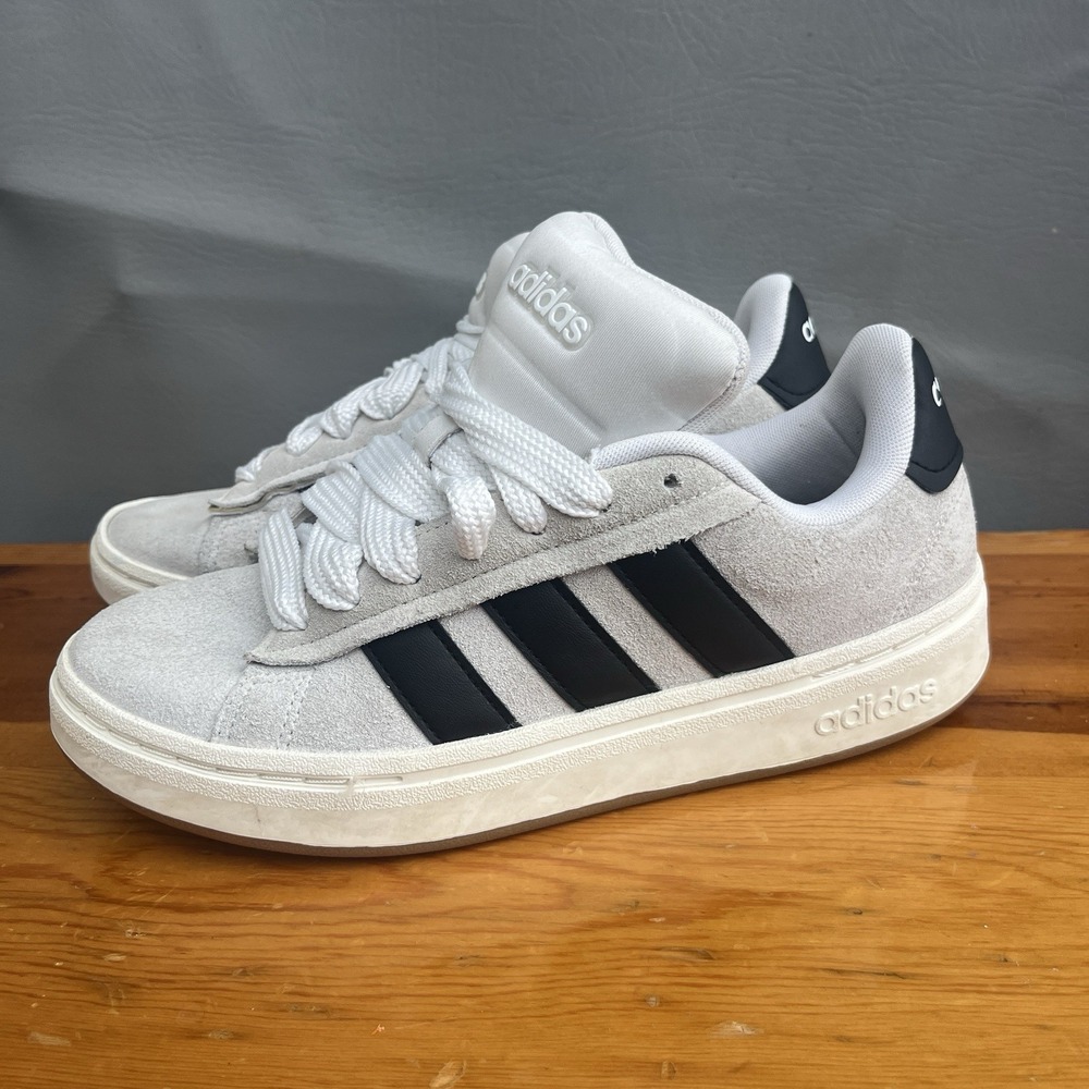 Adidas Grand Court Alpha Mens 7 Off White Sneakers Casual Shoes JR0544